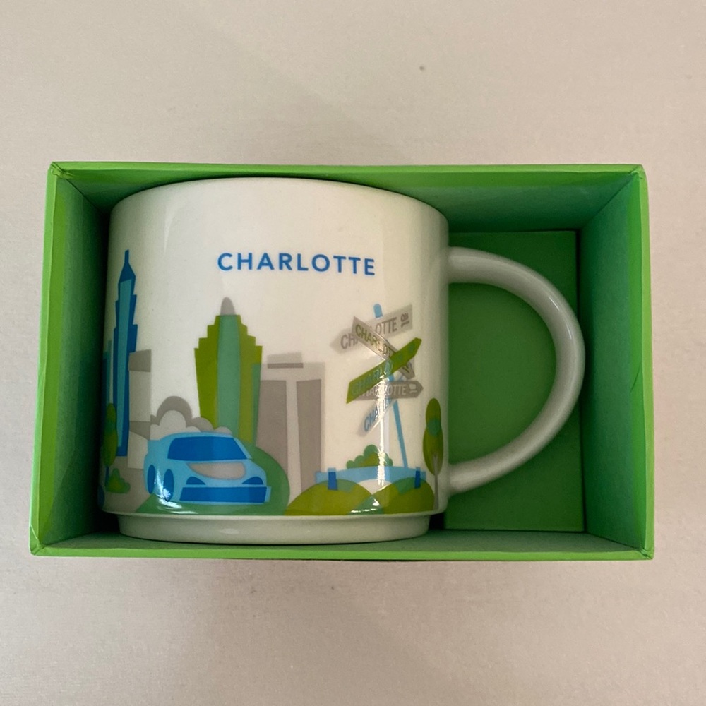 *NIB* Charlotte Starbucks Full Size Mug - Discontinued You Are Here Collection
